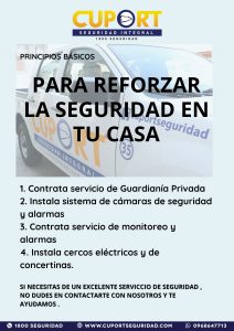 #HOGARSEGURO #CUPORT #ALARMAS #CCTV #GUAYAQUIL 
